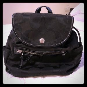 Coach backpack purse